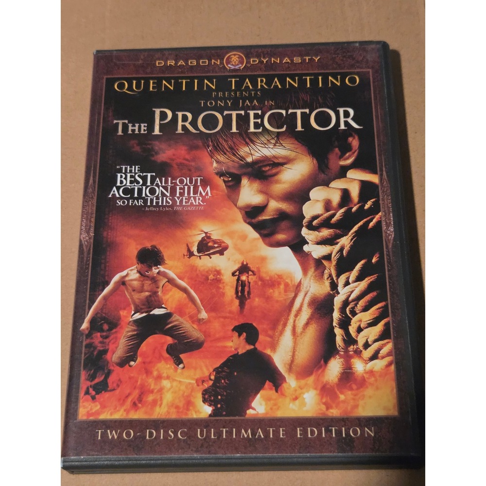 The Protector DVD Tony Jaa Quentin Tarantino Dragon Dynasty 2-Disc Ultimate Ed